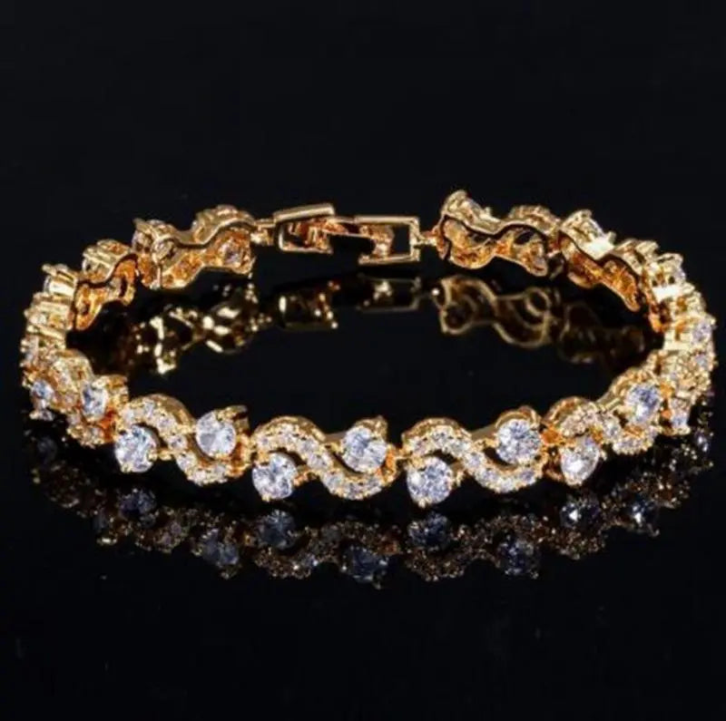 Élégant bracelet en strass