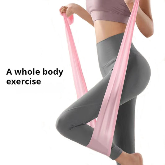 Yoga elastic band fitness women's hip lifting resistance band men's strength training stretching products auxiliary tension band